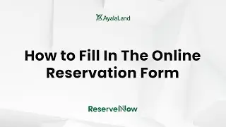 ReserveNow How to Fill In The Online Reservation Form