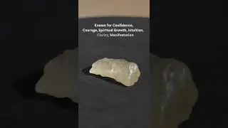 ☀️ Libyan Desert Glass ☀️A rare stone of cosmic origin & ancient power 🌌Boosts willpower