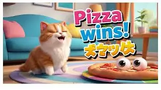 The Greedy Cat 😲🍕