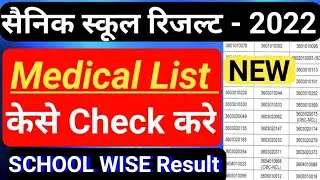 sainik school revised result 2022|sainik school result 2022|aissee revised result 2022|aissee result