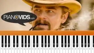 #19 Learn to play  Django Unchained Theme  Luis Bacalov on Piano