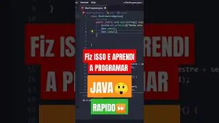 COMO APRENDER A PROGRAMA&Ccedil;&Atilde;O JAVA R&Aacute;PIDO! #shorts #viral