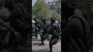 BRIMOB JOGET KAKA MAIN SALAH #shorts #brimob