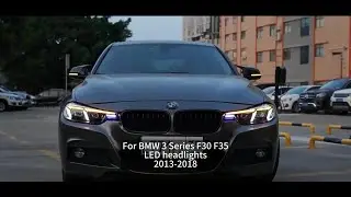 For BMW 3 Series F30 F35 - Full LED Headlights - 2013-2018 - OEM replacement - Plug and play