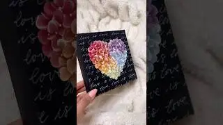 Painting Rainbow Hydrangea Hearts |CAMILLA CREATIONS #camillacreations #painting #artist #acrylic