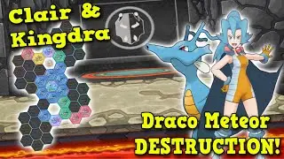 Draco METEOR Shower! Clair & Kingdra Sync Grid Guide! | Pokemon Masters EX