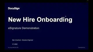 DocuSign for HR (Human Resources) - Onboarding Simplified