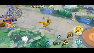 Playing pokemon unite @LunarFlame1 @CamodoGaming