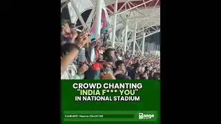 Bangladeshi Crowd Chanting 'India F You' in National Stadium  #bangladesh #trending #india