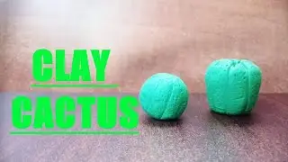 HOW TO MAKE CACTUS USING POLYMER CLAY||PAPER ART PRO||