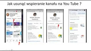 Jak USUNĄĆ WSPIERANIE  na You Tube