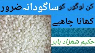 sagudana ke fayde | Health benefits of Tapioca pearl /sago In urdu /hindi