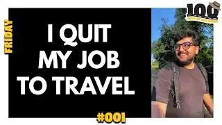 #001 I Quit my Job to Travel INDIA #100DaysofDreaming | Monkey Magic #shorts
