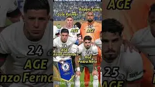 Chelsea 2 - 1 Palmeiras Won In FIFA Club World Cup 2025 😍 Chelsea Football Club Player Current Age 🔥