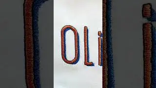 Bold Shadow Font #boldfonts #handwrittenfont #shadowfont #embroiderydesigns