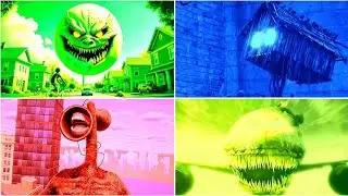LUNAR MOON 🆚INFECTED SKY 🆚 SIREN HEAD 🆚 HOUSE HEAD - COFFIN DANCE SONG | TILES HOP #096