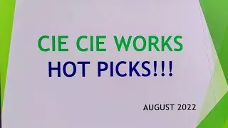 @ciecieworks | HOT PICKS | August 2022 | 🔥 🔥 🔥