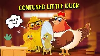 One Little Duck Went Out for School |Cute Duck Story| Super Simple Songs