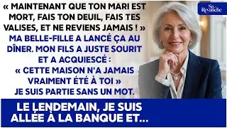 « Ton mari est mort, fais tes valises » - Le lendemain, la banque a tout révélé…