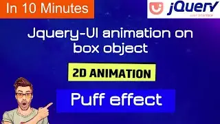 coding jquery UI animation puff effect on box object |jquery  puff-effect|animate|Jquery animate