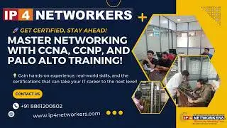 Master Networking with CCNA, CCNP, and Palo Alto Training!