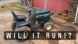 Will this GARDEN TRACTOR start after sitting for ages? | Mini-REVIVAL