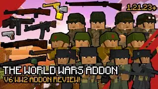 The World Wars - WW2 3D Guns, NPCs, and Tanks ADDON for MCPE/BE 1.21.23+ | Creator Crafter321
