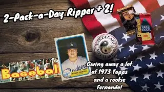 2 PACK A DAY RIP +FPR 2 other packs!  AND a Fernando rookie and a lot of 1973 Topps!  Whew!