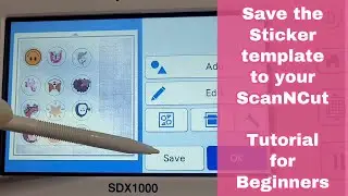 How to Save Your Design to the Scan N Cut | Quick & Easy Tutorial #ScanNCut