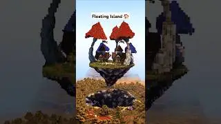 Minecraft Floating Island Base 🏠 #minecraft