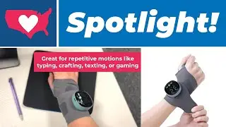 Pursonic Cordless Wrist Massager | EMS Relief for Typing, Gaming & Crafting