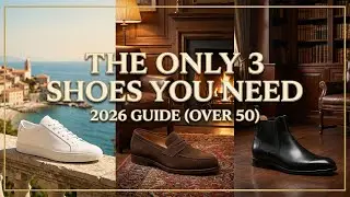 The Only 3 Pairs of Shoes Men Over 50 Need in 2026 | Old Money Outfits