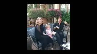 Amber Heard and her daughter Oonagh with Bianca Butti during the Taormina Film Festival.🩷 #2023