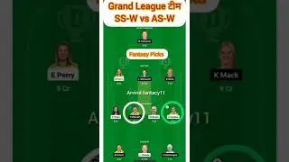 SS-W vs AS-W Dream11 Prediction | Sydney Sixers vs Adelaide Strikers Women Dream11 Team | Dream11,🔥🏏