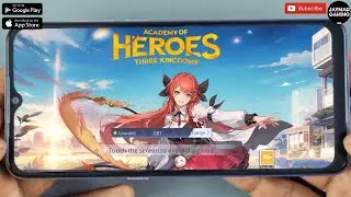 ACADEMY OF HEROES (EN/BETA) 2025 Online Turnbased-RPG Mobile CBT Android-Gameplay