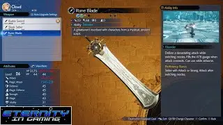 FF7 Rebirth Weapons #7 Rune Blade - Disorder