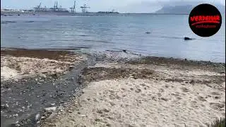 Aguas Residuales en la playa del Chinarral, Algeciras. 30.04.2022