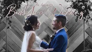 An Intimate Backyard Wedding