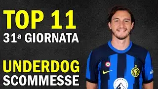 TOP 11 FANTACALCIO - UNDERDOG e SCOMMESSE - 31^ Giornata Serie A - CHI SCHIERARE Consigli Formazione