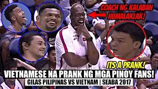 PINOY FANS! NAPRANK ANG MGA VIETNAMESE! | Gilas Pilipinas vs Vietnam Highlights | SEABA 2017