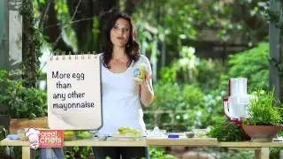 Great Chefs Show You How - S&W Mayonnaise zesty potato salad with toasted almonds cooking demo