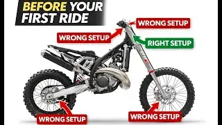 The Dealer Won't Set Your Dirt Bike Like This (Beginner Bike Set Up)