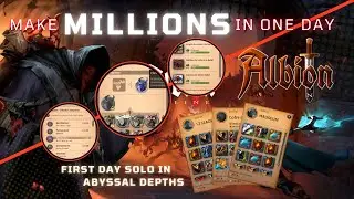 Соло в Abyssal Depths Skystrider Bow META. Заработать серебро в Альбионе онлайн.