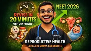 Reproductive Health Revision In 20 Minutes | NEET 2026 Biology | Class 12 Biology | Dr. Anand Mani