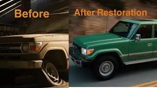 Toyota Land Cruiser 60 Series Full Restoration | Rusty to Pristine Classic Car #Rashidautozone 