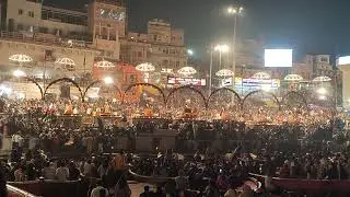 Ganga Aarti at Dashashwamedh Ghat, Varanasi | Indian Spiritual Culture #ExploreVaranasi #GangaAarti 