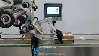 Labeling machine with conveyor belt - Yuanhan