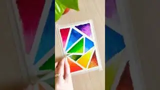 Amazing abstract drawing ideas 🌈/ Oil pastel drawing