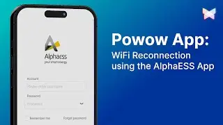 Как повторно подключить Wi-Fi в вашей системе с помощью приложения AlphaESS #solarapp