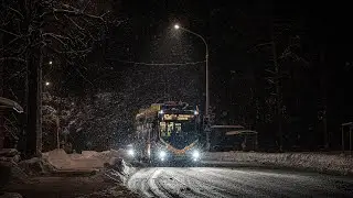 Минск, поездка в электробусе БКМ E433 Vitovt Max Electro, г/№ АА Е131-7, марш.43А(15.01.2026)